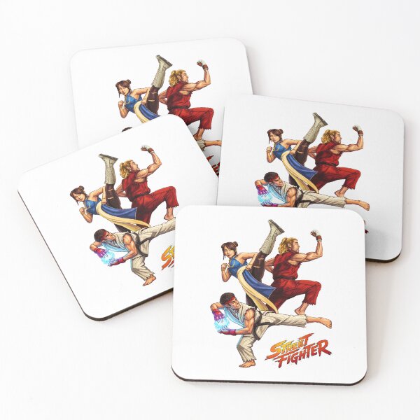 Item preview, Ryu Ken Chun Li with '26 Street Fighter Logo Pixel Art designed and sold by Ctrl+AltGalaxy.