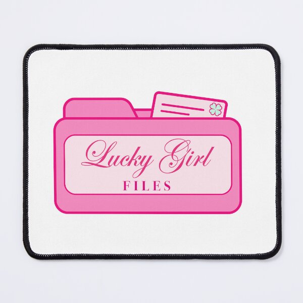 Item preview, Lucky Girl Files Pink Y2K Folder designed and sold by cupids-eros.