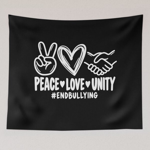 Item preview, Peace Love Unity Day Be Kind Anti Bullying Orange Unity Day T-Shirt designed and sold by Trendably.