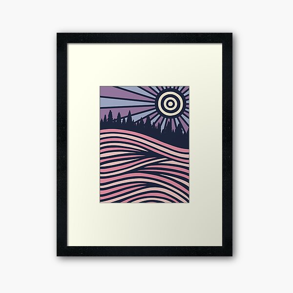 SUMMER N/GHTS Framed Art Print