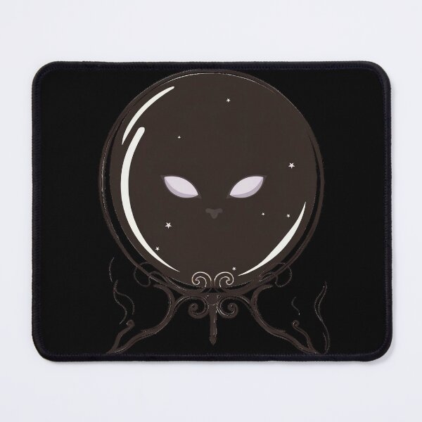 Item preview, Crystal Ball Fortune Teller Black Cat Magic designed and sold by wondersofpurrrs.