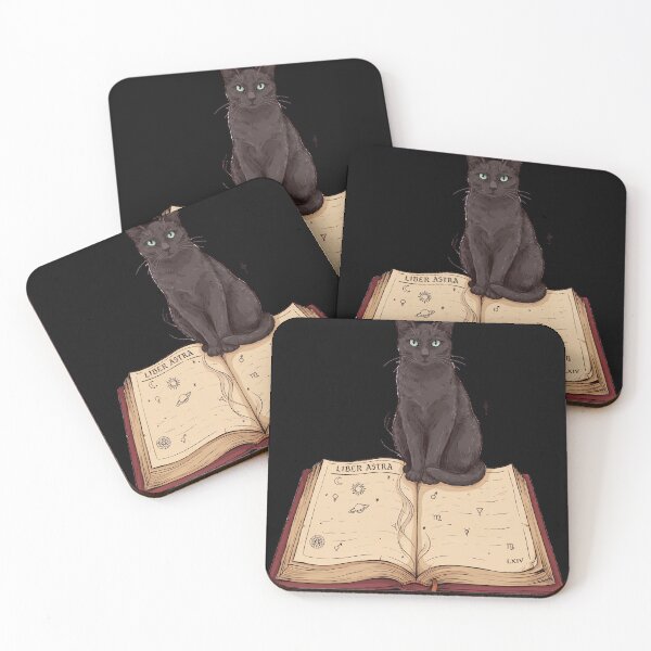 Item preview, Spellbook Spellcaster Black Cat Bookish Witch designed and sold by wondersofpurrrs.