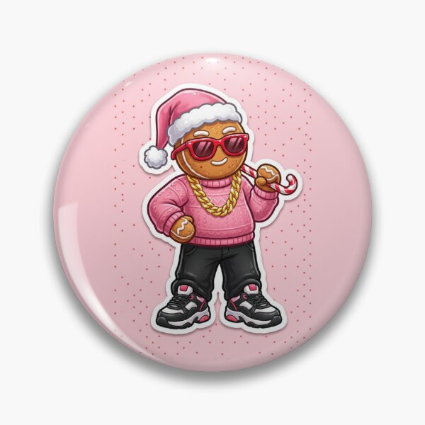 Item preview, Cool Gingerbread Man Christmas Streetwear Pink Aesthetic designed and sold by HOODYBUDSTYLES.