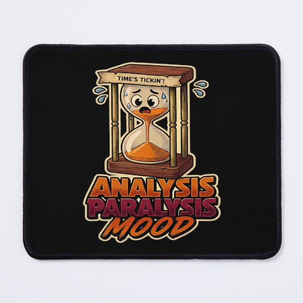 Item preview, Analysis Paralysis Mood Funny Board Game Retro Timer designed and sold by PozivoPlus.