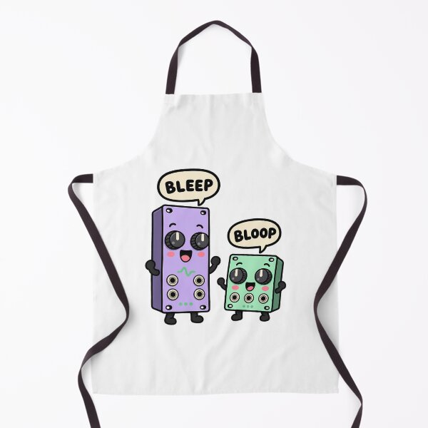 Item preview, Kawaii Synth Modules Saying Bleep and Bloop designed and sold by bwanaboards.