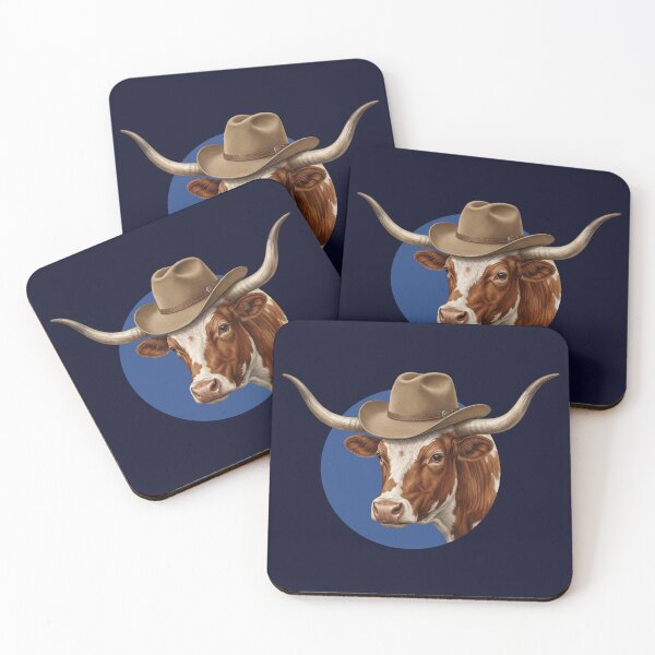 Item preview, Texas Longhorn Cow Cowboy Hat Western Country designed and sold by LinaValearte.