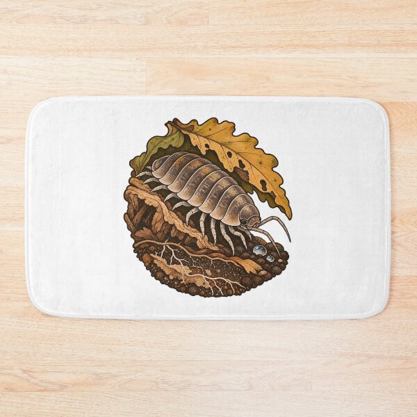 Item preview, Isopod Leaf Litter Microhabitat Illustration designed and sold by Philippa Shop.