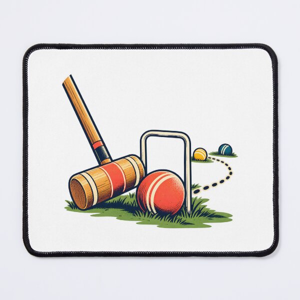 Item preview, Croquet Hoop Strike Geometry Art designed and sold by Philippa Shop.
