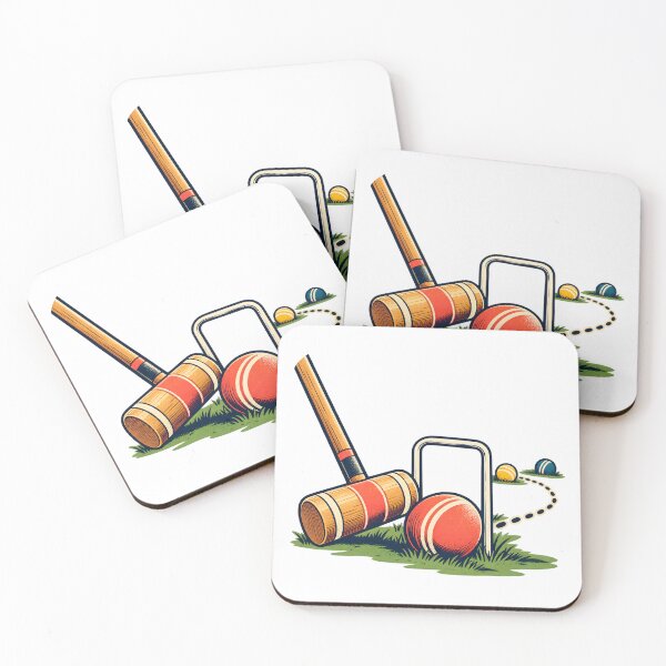Item preview, Croquet Hoop Strike Geometry Art designed and sold by Philippa Shop.