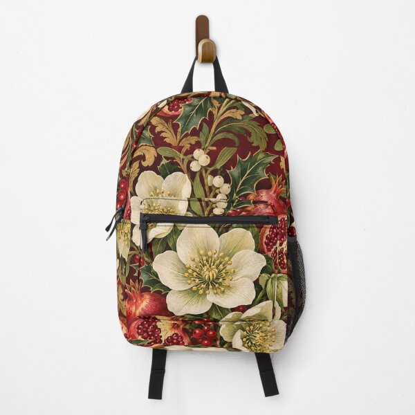 Item preview, Christmas Roses and Pomegranates – Festive Botanical Art designed and sold by Dapplequill.