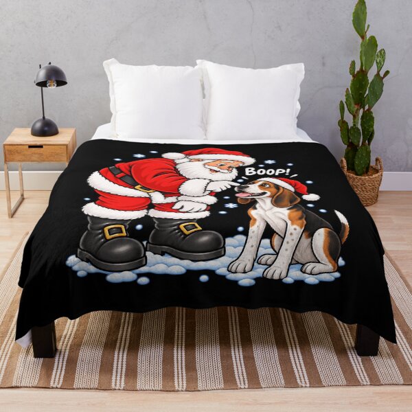 Item preview, Funny Treeing Walker Coonhound Dog Santa Boop Merry Chirstmas Mom Dad designed and sold by rafaeltto.