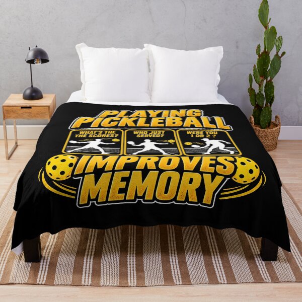 Item preview, Playing Pickleball Improves Memory Funny Pickleball Player designed and sold by Photo-Sphere101.
