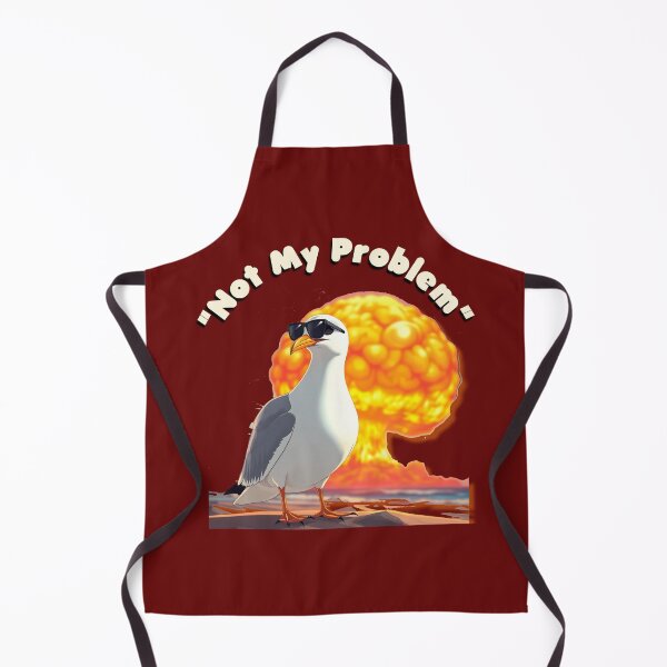 Item preview, Cool Seagull Not My Problem Explosion Meme designed and sold by ZeroContextArt.