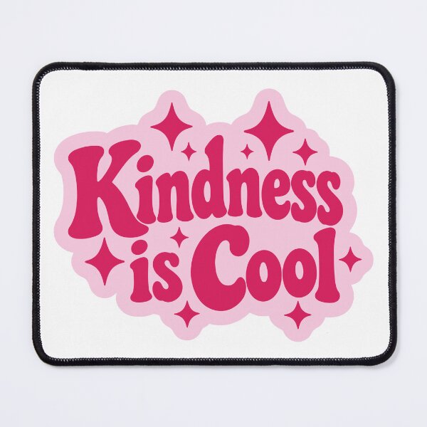 Item preview, Kindness Is Cool Pink Positive Quote Typography designed and sold by FemmePod.