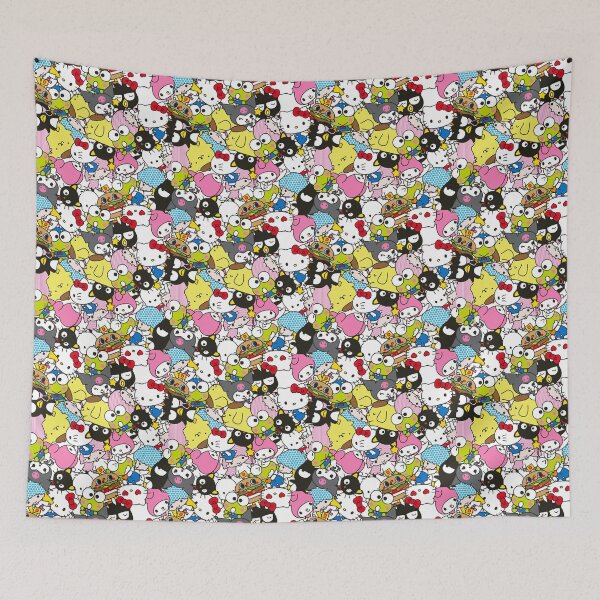 Item preview, Colorful Hello Kitty and Friends Pattern designed and sold by iloveyourcupid.
