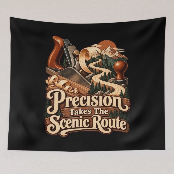 Item preview, Precision Takes The Scenic Route designed and sold by Good Mood Foundry.