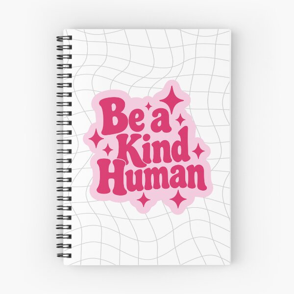 Item preview, Be a Kind Human Pink Positive Quote Typography designed and sold by FemmePod.
