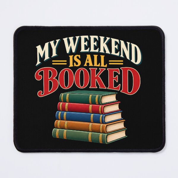 Item preview, My Weekend Is All Booked Funny Retro Stack Of Books Reading Lover designed and sold by Photo-Sphere101.