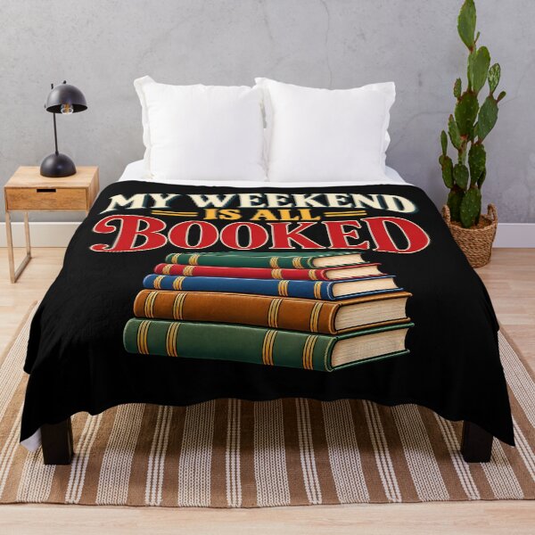 Item preview, My Weekend Is All Booked Funny Retro Stack Of Books Reading Lover designed and sold by Photo-Sphere101.