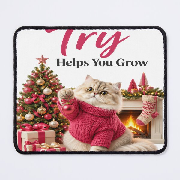 Item preview, Persian Learning Cat Art designed and sold by PurrBloom Studio.