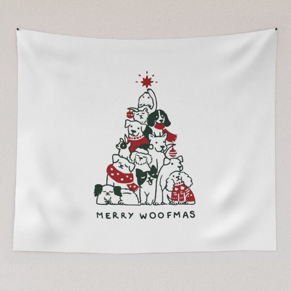 Item preview, Merry Woofmas designed and sold by ConcreteSaint.