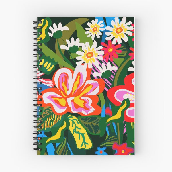 Item preview, Leafy super-duper happy flowers designed and sold by juliechicago.