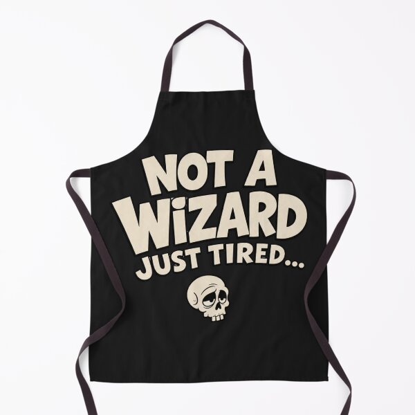 Item preview, Not A Wizard Just Tired Funny Skull Coffee Art designed and sold by SedaMythica.