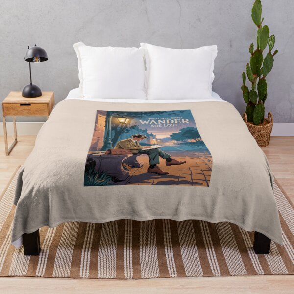Item preview, Not All Who Wander Are Lost – Inspirational Artist and Sketchbook Design designed and sold by Jollys-ArtShop.