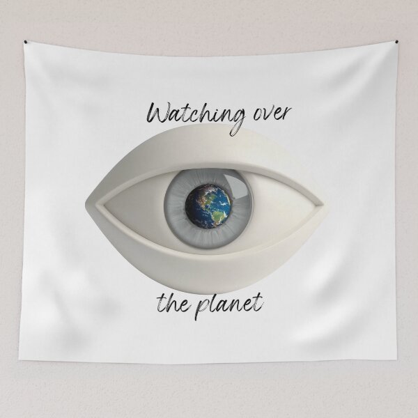 Item preview, Watching Over The Planet - Earth Eye Art designed and sold by ASdzign.