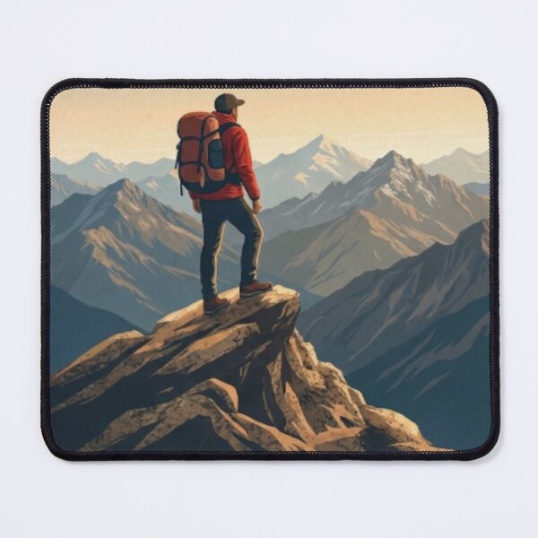 Item preview, Summit Hiker - Vintage Mountain Adventure designed and sold by Salma.Store.