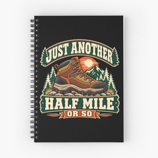 Item preview, Just Another Half Mile Or So Funny Hiking Boot Vintage Mountain Outdoors  designed and sold by Photo-Sphere101.