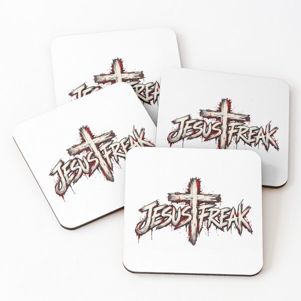 Item preview, This is a Christian design that says Jesus Freak designed and sold by RBBeachDesigns.