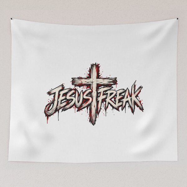 Item preview, This is a Christian design that says Jesus Freak designed and sold by RBBeachDesigns.