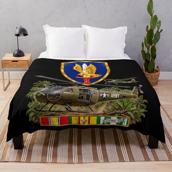 Item preview, 1st Aviation Brigade Vietnam w SVC wo Txt - UH-1, OV Bird Dog - 3D - Transparent designed and sold by Military Insignia Products.