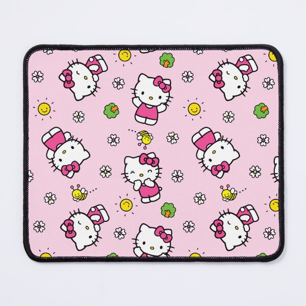 Item preview, Cute Pink Hello Kitty Nature Pattern designed and sold by iloveyourcupid.