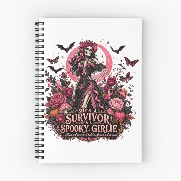 Item preview, Just A Spooky Girlie Breast Cancer Survivor Witch Art designed and sold by SedaMythica.
