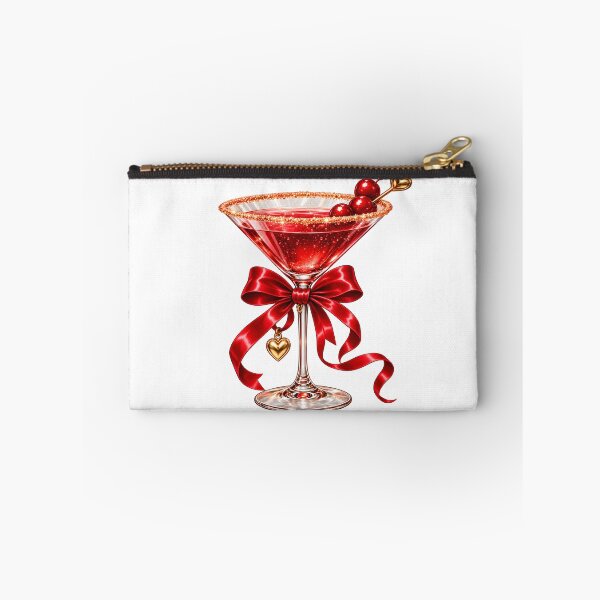 Item preview, Glamorous Red Cherry Martini with Satin Bow designed and sold by TinyWeird.