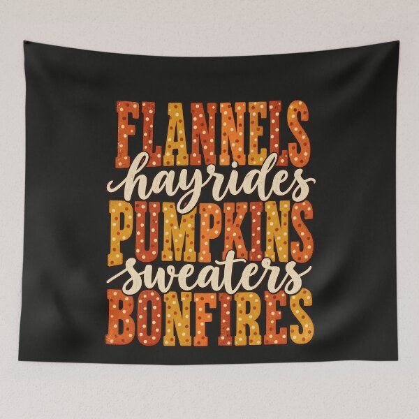 Item preview, Autumn Typography Retro Polka Dots Cozy Season Favorites designed and sold by AmiGraph.
