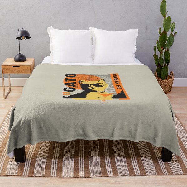Item preview, El Gato Del Verano Cool Cat Vintage Newspaper Retro Graphic designed and sold by KiwiRider.