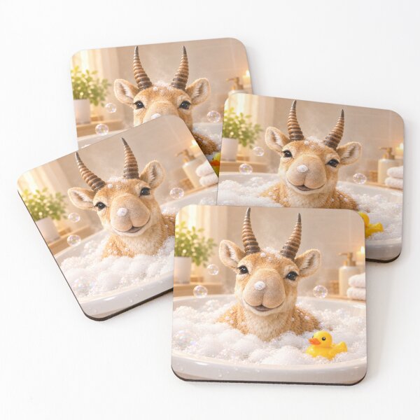 Item preview, Relaxing Saiga Antelope Bubble Bath designed and sold by Sillytoe.