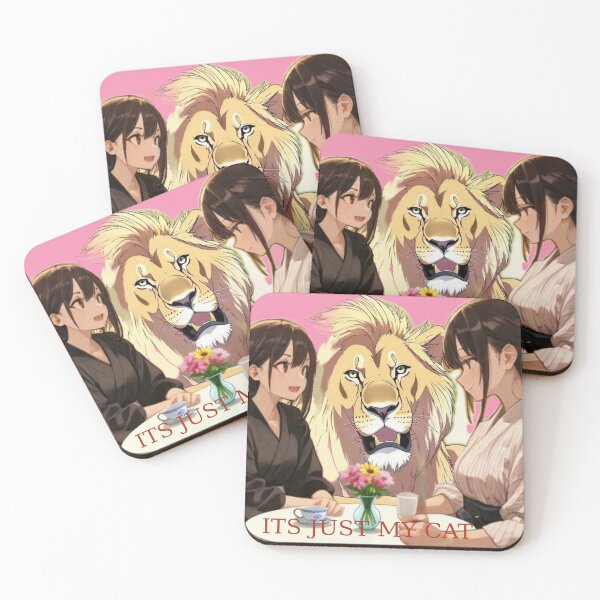 Item preview, Anime Girls Tea Time with Majestic Lion designed and sold by BLUESKY11a.