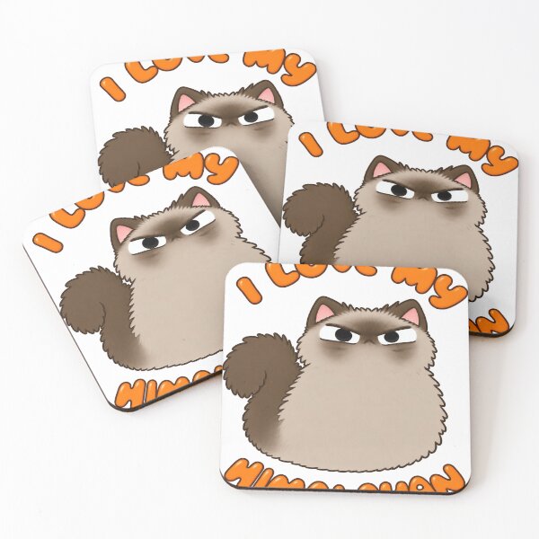 Item preview, I Love My Himalayan Cat Fluffy Cat Illustration designed and sold by treycareynu.