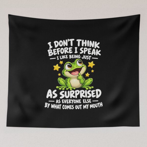 Item preview, I Don't Think Before I Speak Frog designed and sold by anapldv.