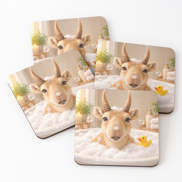 Item preview, Cozy Saiga Antelope Bubble Bath designed and sold by Sillytoe.
