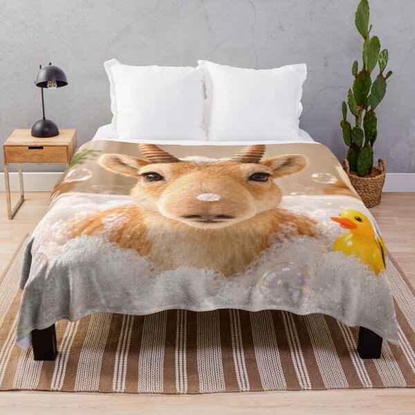 Item preview, Cozy Saiga Antelope Bubble Bath designed and sold by Sillytoe.