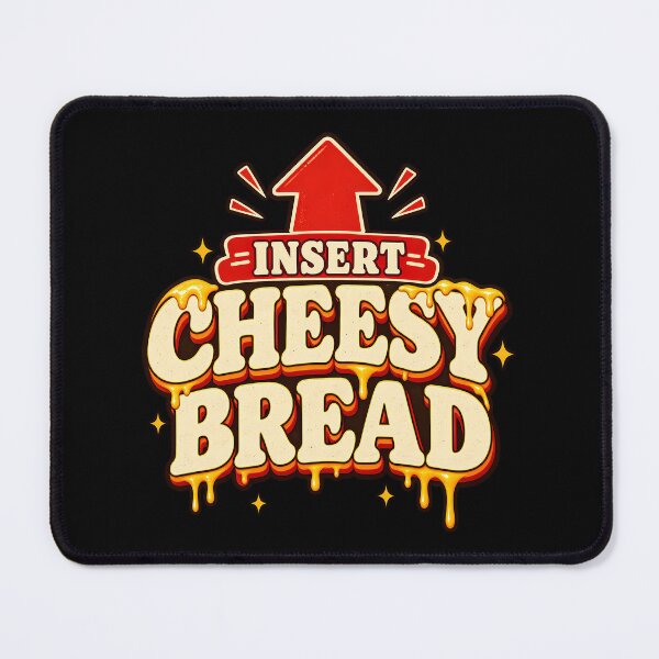 Item preview, Insert Cheesy Bread Funny Foodie Snack Lover Retro designed and sold by Photo-Sphere101.