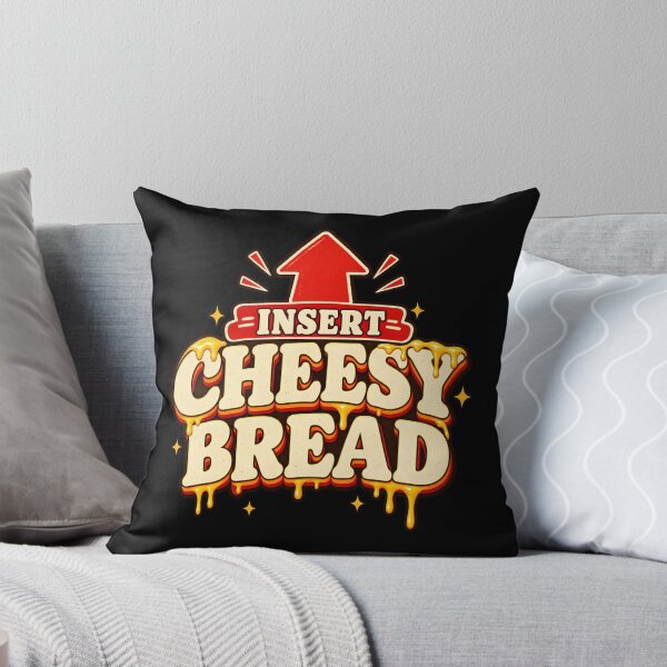 Item preview, Insert Cheesy Bread Funny Foodie Snack Lover Retro designed and sold by Photo-Sphere101.