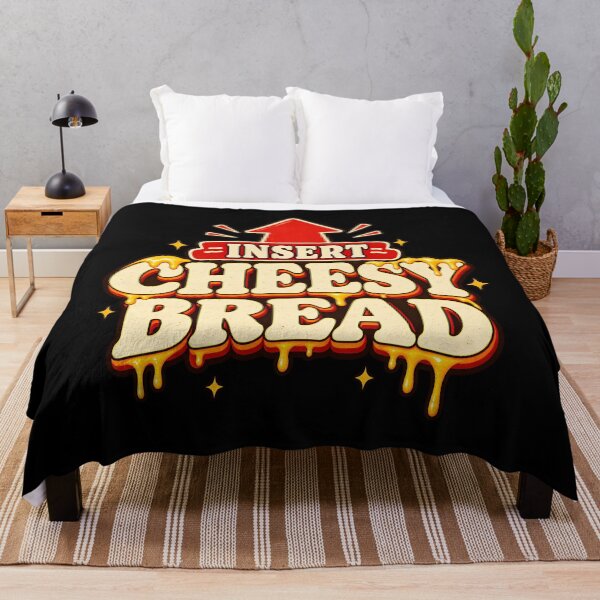 Item preview, Insert Cheesy Bread Funny Foodie Snack Lover Retro designed and sold by Photo-Sphere101.