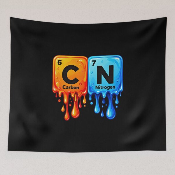 Item preview, Melting Carbon and Nitrogen Elements designed and sold by anapldv.