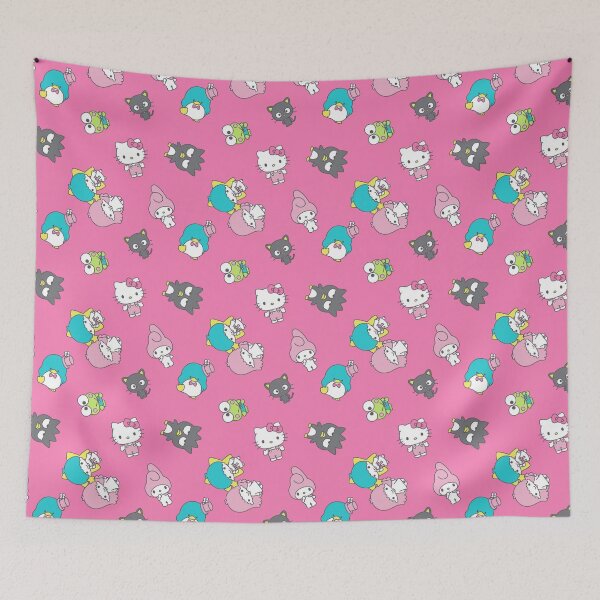 Item preview, Pink Hello Kitty and Friends Pattern designed and sold by iloveyourcupid.